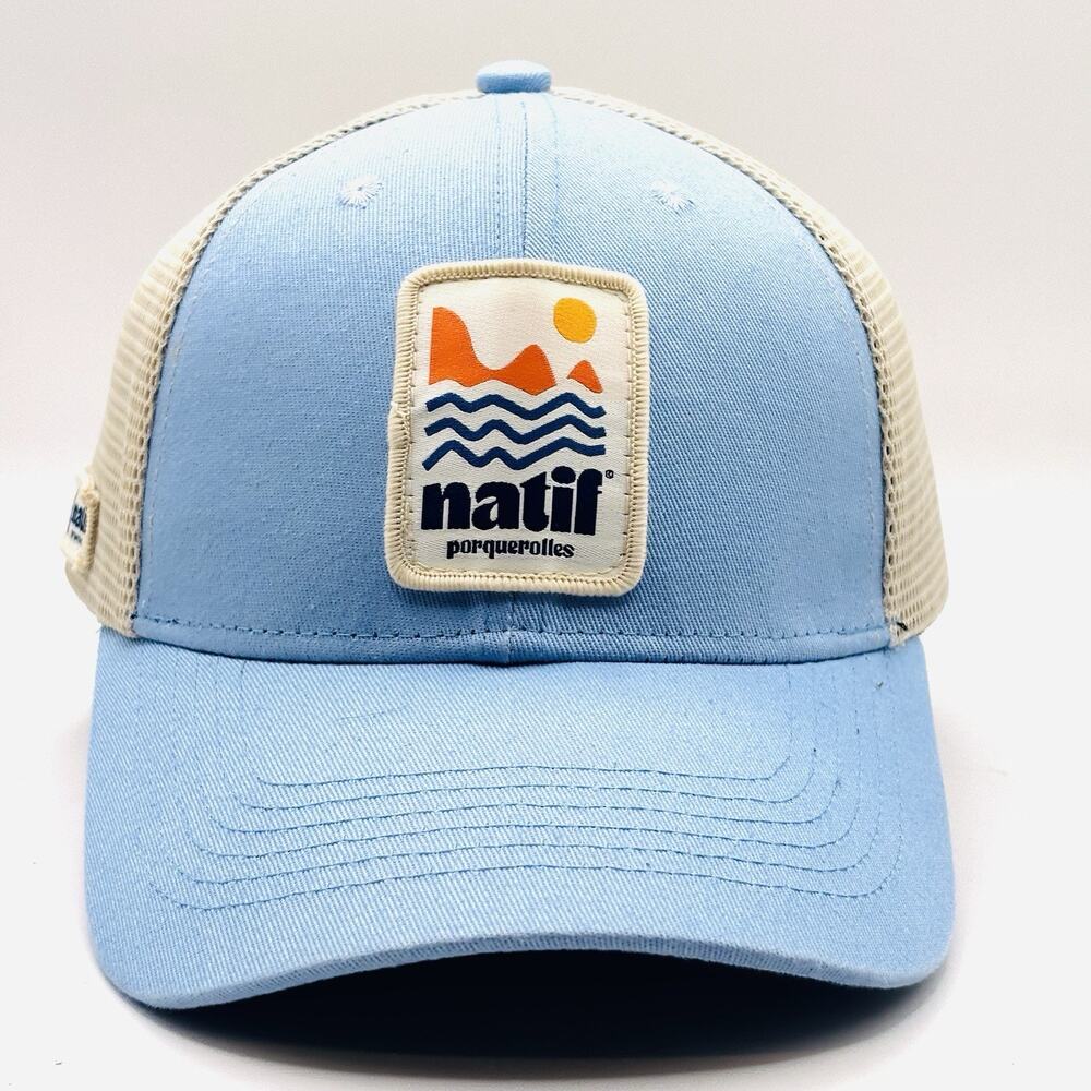 Natif SnapBack Trucker Hat Cap Baby Blue Paceman Sunset Gorpcore Outdoor Europe